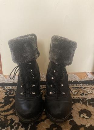 Сапожки зимние( кожаные) в идеальном состоянии