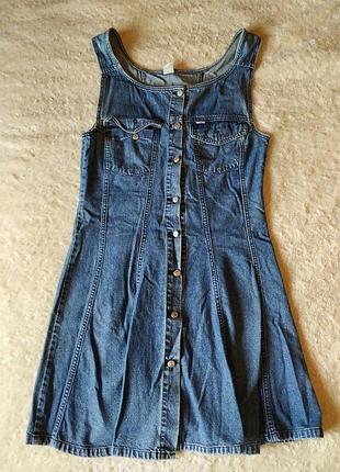 Джинсовый сарафан weaver jeans