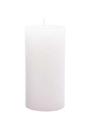 Свічка циліндрична candlesense decor rustic біла 120*60 (38 год)