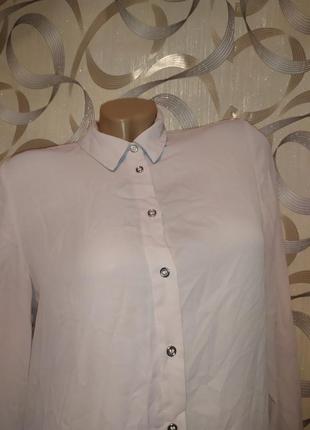 Ніжно пудрова сорочка-блуза від dorothy perkins 46/48р2 фото