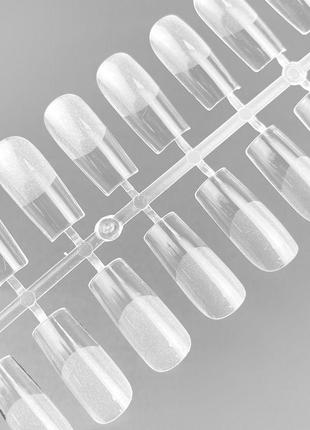 Starlet гелевые (жидкие) типсы (квадрат) матовые, 240 шт