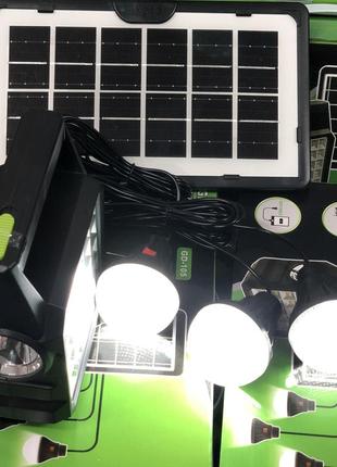💡багатофункціональний led ліхтар (прожектор) із сонячною панеллю + 3 лампи💡