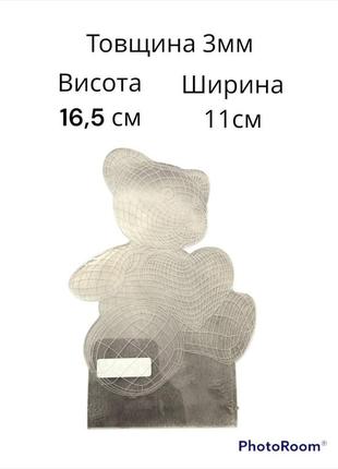 3d акриловая светодиодная лампа-ночник, романтический подарок на валентина. декор для...