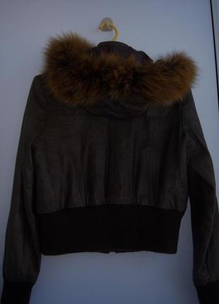 Куртка кожаная женская размер м2 фото