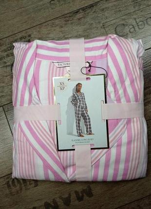 Victoria´s victorias secret виктория сикрет пижама, костюм для сна flannel long pj set4 фото