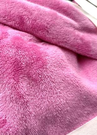 Крутий плюшевий халат victoria’s secret, махровий халатик рожевий5 фото