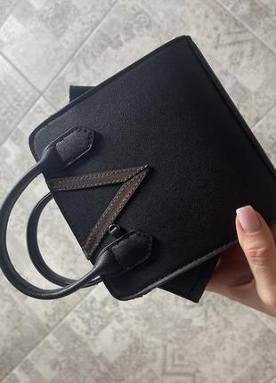 Міні сумочка, мініатюрна чорна скмочка4 фото