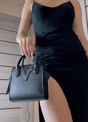 Міні сумочка, мініатюрна чорна скмочка6 фото