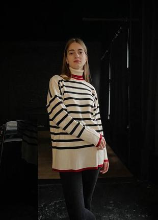 Туника-свитер в полоску/ предоплата 💵 5