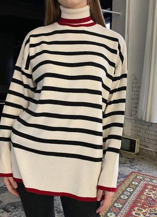 Туника-свитер в полоску/ предоплата 💵 4