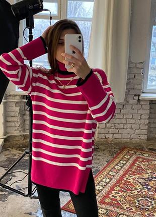 Туника-свитер в полоску/ предоплата 💵 3