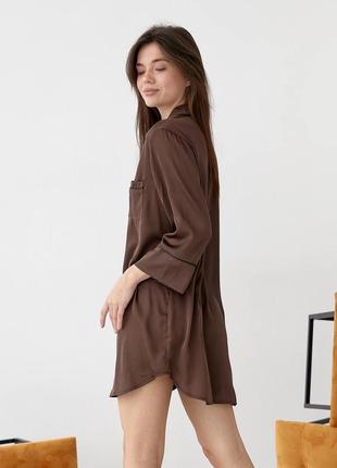 Шовкова подрвжена сорочка