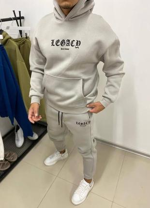 🔥оверсайз костюм на флісі🔥матеріал: турецька трьохнитка на флісі