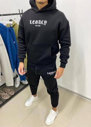 🔥оверсайз костюм на флісі🔥матеріал: турецька трьохнитка на флісі