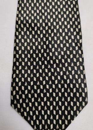 Yves saint laurent винтажный шелковый галстук /7517/3 фото
