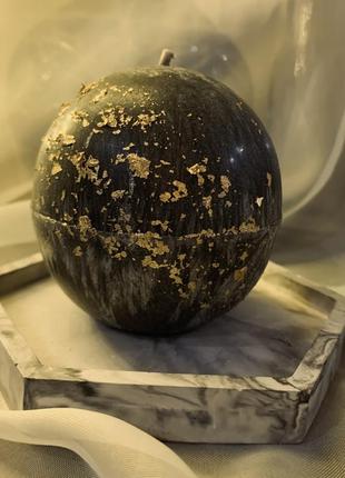 Свічка шар/ бабл/ декоративна свічка/ серце/ подарунковий бокс