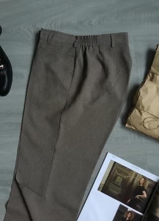 Стильные базовые брюки прямого кроя на комфортном поясе размер m5 фото
