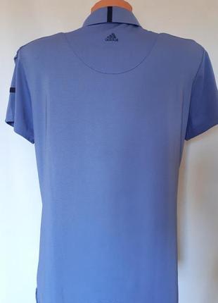 Спортивная футболка- поло женская adidas climalute (  размер 40-42)2 фото