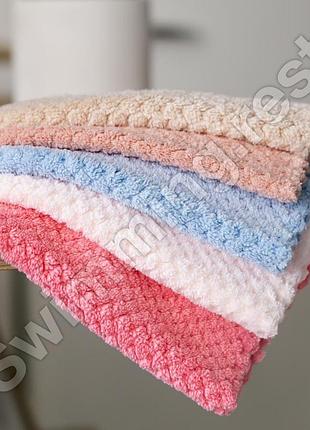 Набор кухонных салфеток - полотенец микрофибра "бамбук " 5 шт 30х30 см