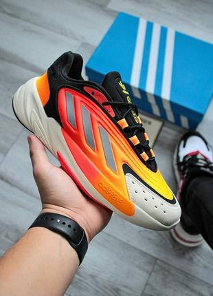Яркие кроссовки adidas ozelia оранжевые желтые озелия адидас пина мягкие1 фото