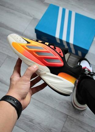 Яркие кроссовки adidas ozelia оранжевые желтые озелия адидас пина мягкие2 фото