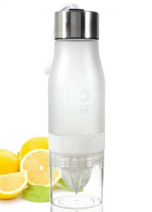 Пляшка h2o water bottle 650 мл біла\ пляшка для води