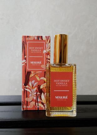 Парфюмированная вода neglige - hot sweet vanilla, 55 мл, украинская ниша, парфумована вода