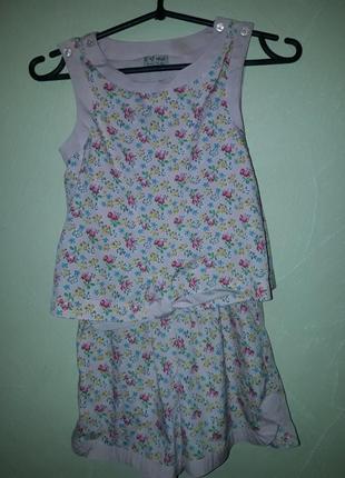 Летний ромпер некст 8-9 лет