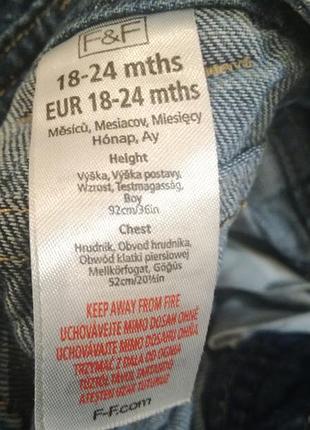 Джинсовый ромпер комбинезон 4