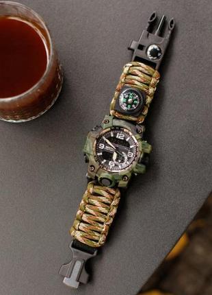 Часы мужской besta military с компасом - часы для выживания 7 в 1.4 фото