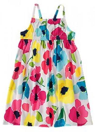 Сарафан яркий цветной с бантом сrazy8 "яркие цветы" 2т