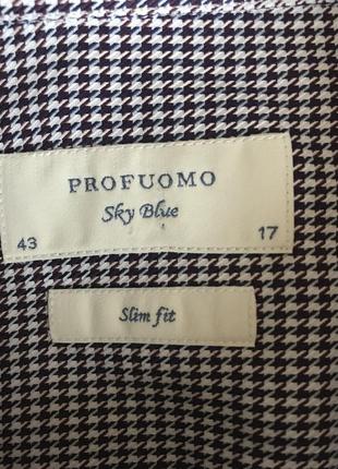Сорочка чоловіча стильна дорогий бренд profumo розмір 43 або 172 фото