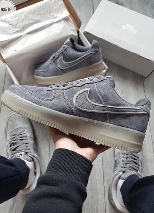 Замшевые кроссовки nike air force 1 low luxury suede4 фото