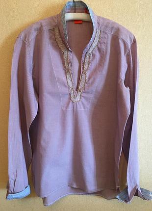 Рубашка хлопок hugo boss