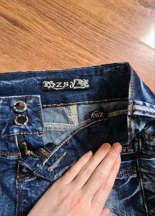 Джинсовая мини-юбка zsy jeans с низкой талией xs5 фото