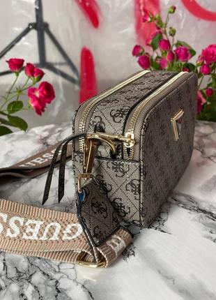 Стильна жіноча сумка guess the snapshot silver bag3 фото