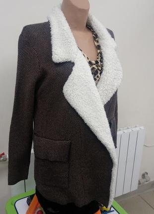 Женский, кардиган, кофта, куртка, с мехом, esmara, р.s3 фото