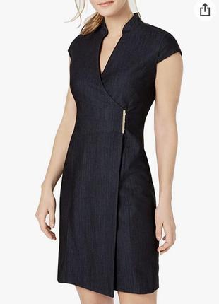 Брендовое платье на запах от calvin klein оригинал