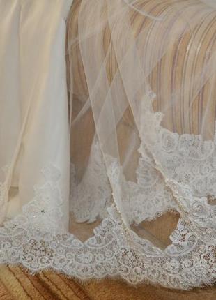 Шикарное свадебное платье 36-38 размера2 фото
