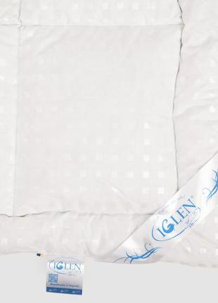 Одеяло пуховое легкое в элитном немецком пухо-непроницаемом тике 140205 11с iglen цветная композиция стеганное1 фото