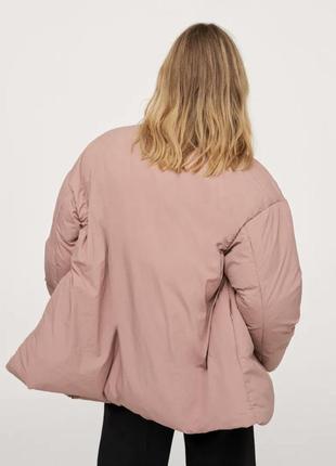Куртка пыльного розового цвета mango2 фото
