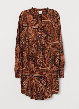 Дизайнерское платье лимитированная коллекция из коллаборации h&m richard allen 100% вискоза