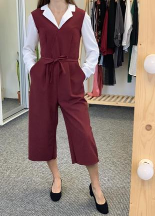 Стильный рампер комбез кюлотами 36