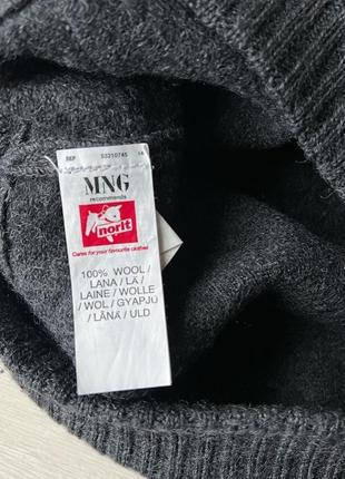 Кофта светр mng 100% шерсть 5