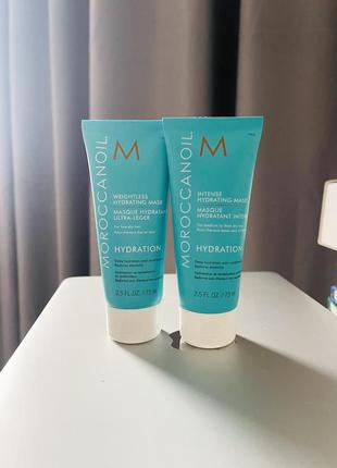 Moroccanoil intense hydrating mask - интенсивно увлажняющая маска для поврежденных волос1 фото