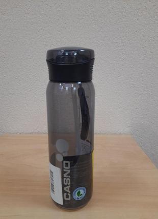 Пляшка для води casno 600 мл kxn-1211 синя з соломинкою переоцінка