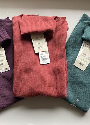 Шерстяные гольфы uniqlo
