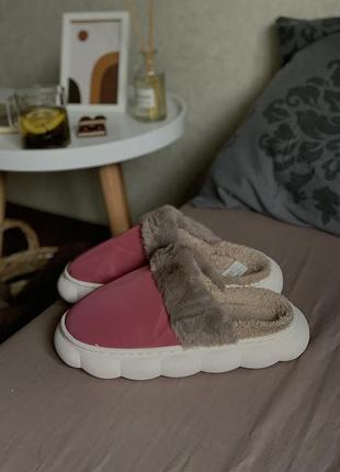 Капці на високій платформі для дому