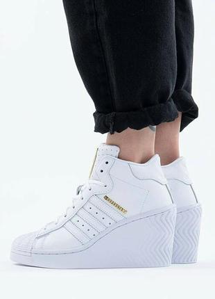 Нові жіночі кросівки adidas superstar ellure2 фото
