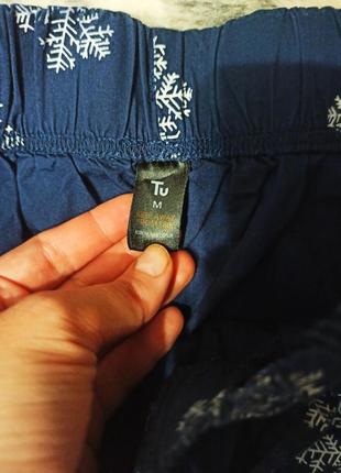 Жіночі піжамні котонові штани tu3 фото